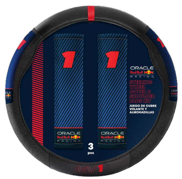 RED BULL RACING STEERING WHEEL COVER + PADS