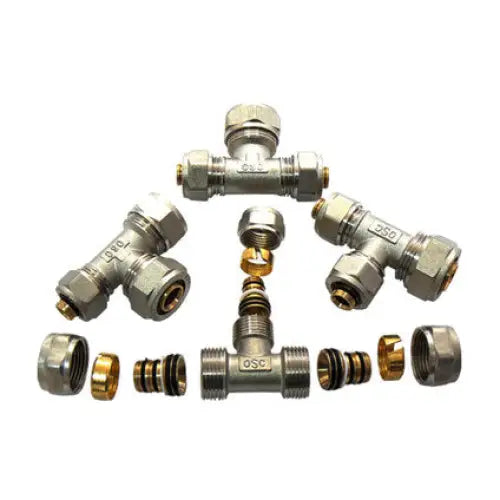 REDUCER FOR RADIATOR TRIPLE Ф20ФФ16ФФ16 JOZI - Фитинги и аксесоари за отопление<<<Отоплителна инсталация<<<Отопление