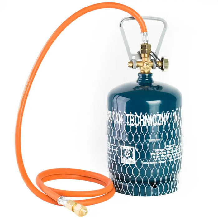 Reduction connection to a tourist gas cylinder G 3/8’’ L - 7/16’’ hose 1.5 m - Others<<<HurtelXML