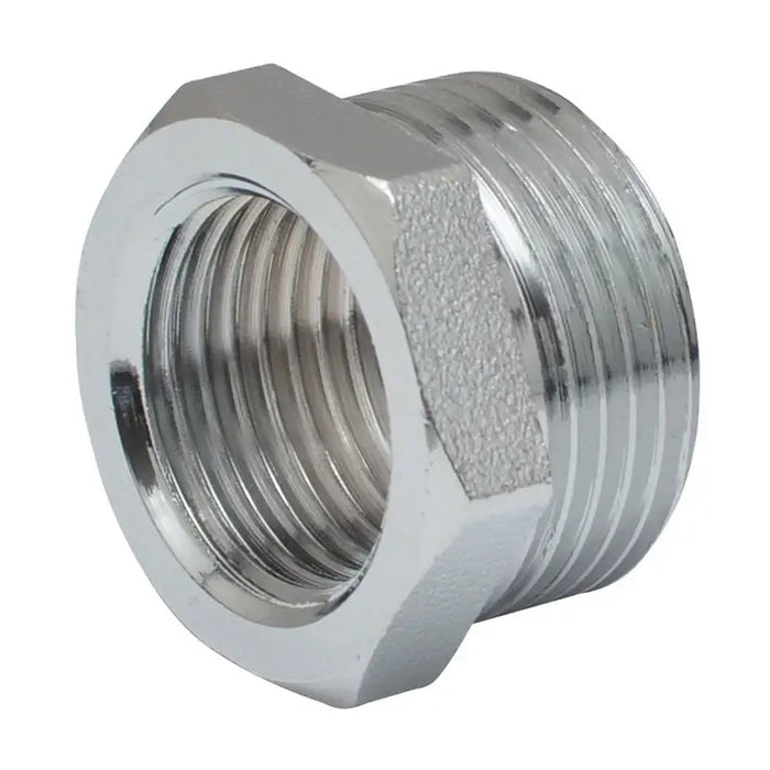 REDUCTION NUT 1/2 X 3/4 CHROME AQUASTO - ВИК тръби и фитинги<<<Отопление Охлаждане и Вик<<<Praktiker&&&ВИК тръби и