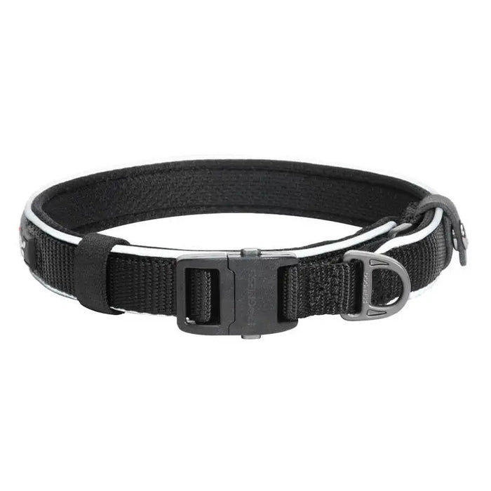 Reflective collar Dogness size M (Black) - Walking and transportation<<<Pets<<<InnproXML