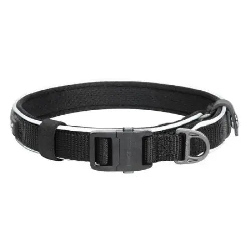 Reflective collar Dogness size M (Black) - Walking and transportation<<<Pets<<<InnproXML