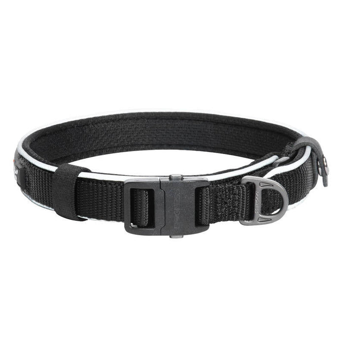 Reflective collar Dogness size M (Black) - Walking and transportation<<<Pets<<<InnproXML