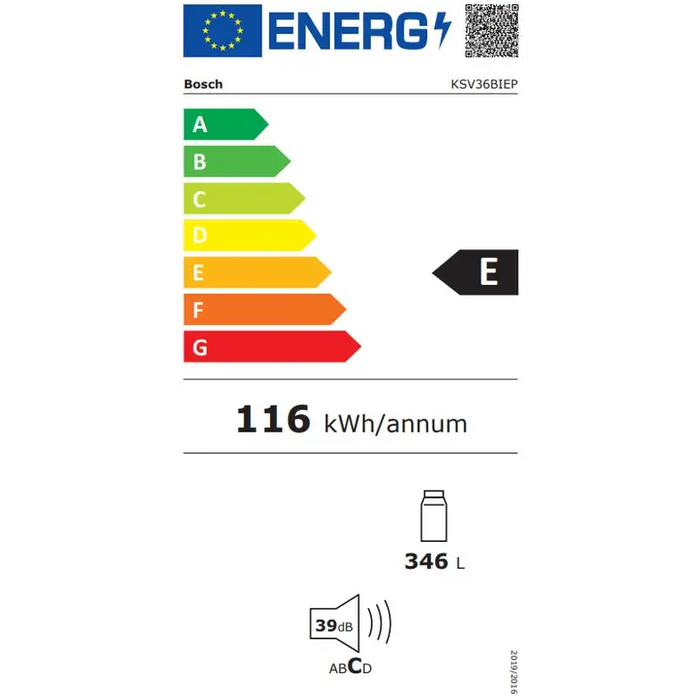 Refrigerator BOSCH KSV36BIEP - Хладилници с една врата<<<Хладилници<<<Едра бяла техника<<<TechnoMix