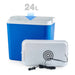 REFRIGERATOR BOX 24L 12V ATLANTIC BLUE 24.00 L - Хладилни кутии<<<Къмпинг<<<Градина<<<Praktiker&&&Охладители<<<За
