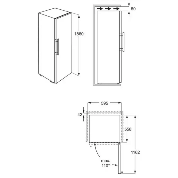 Refrigerator-freezer ELECTROLUX LNT7ME36G2 - Freestanding refrigerator-freezers (refrigerators)AGD-LOW<<<Home Appliance