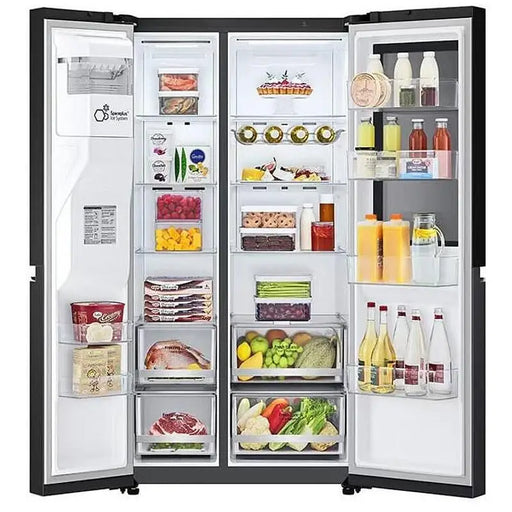 Refrigerator Side-by-Side LG GSGV80EPLD 635 l D No Frost Black - SIDE BY SIDE<<<Хладилници<<<Домакински