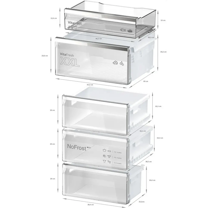 Refrigerator with freezer BOSCH KGN39AIAT - Хладилници с фризер<<<BOSCH хладилници<<<BOSCH<<<PolyComp&&&Уреди Bosch с