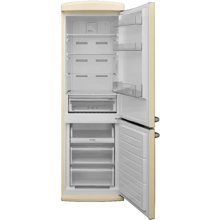 Refrigerator with freezer Finlux FXCARE 373020 BEE BEIGE 331 l E No Frost Beige - Хладилници с