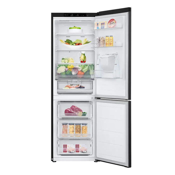 Refrigerator with freezer LG GBF3102EEV*** 343 l E No Frost Black stainless steel - Хладилници с