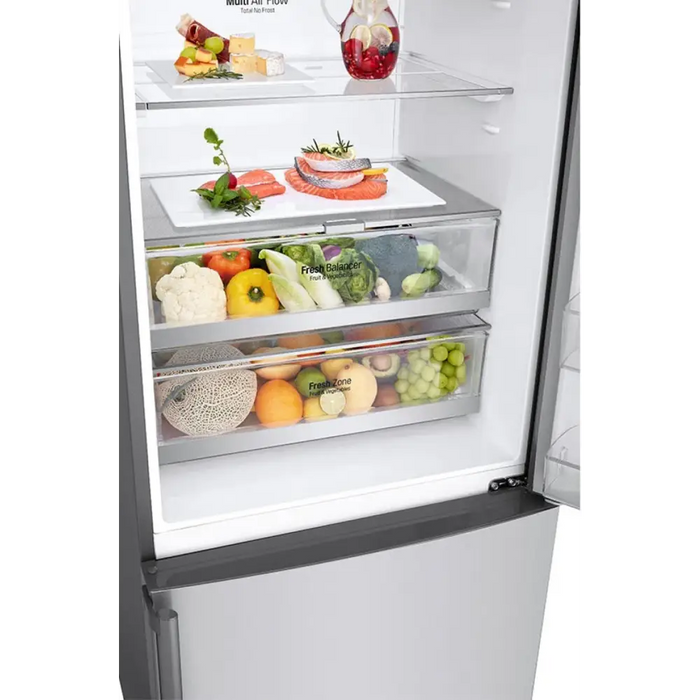 Refrigerator with freezer LG GBF567PZCMB + Cooking device Tefal EY101815 Easy Fry Compact - Комбинирани хладилници с