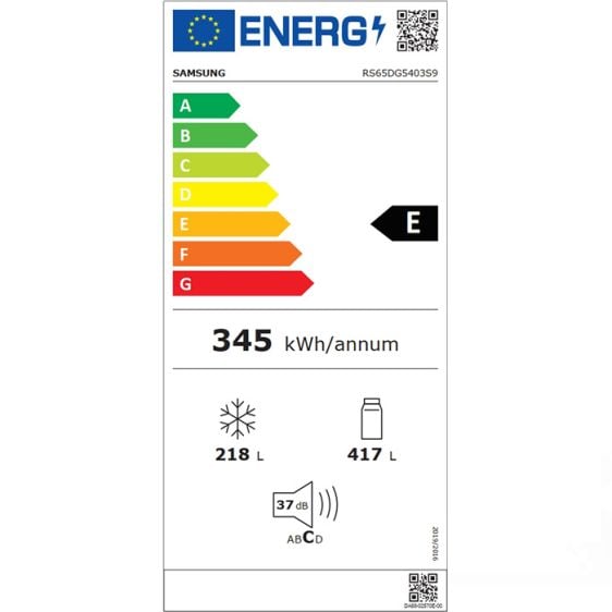Refrigerator with freezer SAMSUNG Side-by-Side RS65DG5403S9EO 635 l No Frost Wi-Fi - Хладилници Side