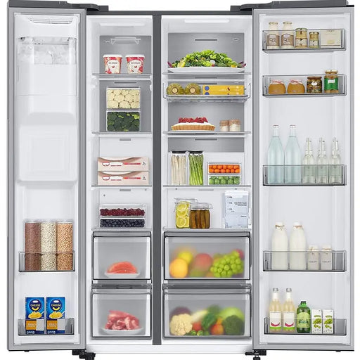 Refrigerator with freezer SAMSUNG Side-by-Side RS68A854CSL/EF 635 l No Frost Wi-Fi - Хладилници Side