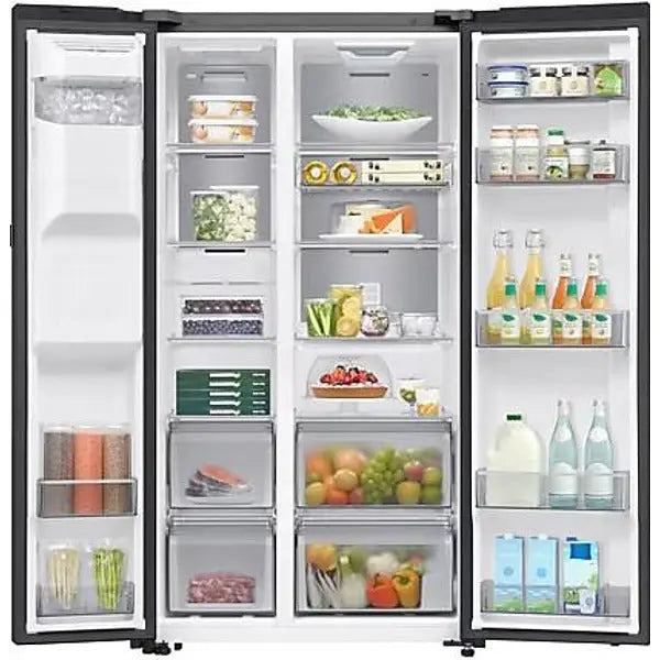 Refrigerator with freezer SAMSUNG Side-by-Side RS80F64JEBEO 634 l No Frost Auto Open Door 178.6 cm - Хладилници Side