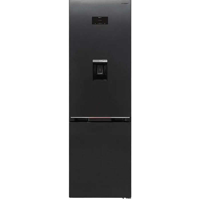 Refrigerator with freezer Sharp SJ-NBA32DHDAE 367 l E No Frost Black stainless steel - Хладилници с