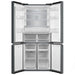 Refrigerator with freezer TESLA Side-by-side RF5100FMB black glass - Хладилници Side by Side<<<Хладилници<<<Едра бяла