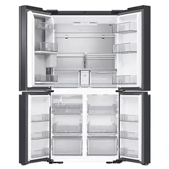 Refrigerator with French door SAMSUNG Family Hub RF65DG9H0EB1EO 636 l Black - Хладилници Side