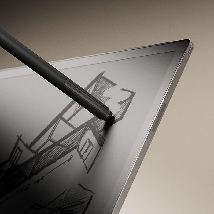 reMarkable Paper Pro 11.8" tablet with included Marker Plus stylus, Grey