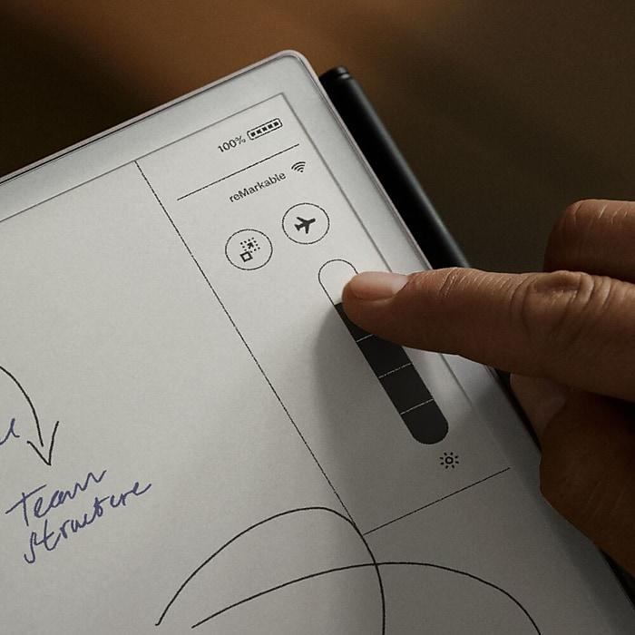 reMarkable Paper Pro 11.8" tablet with included Marker Plus stylus, Grey