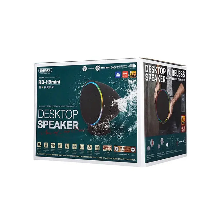 Remax Satellite Series Wireless bluetooth 5.0 speaker 1200mAh white (RB-H9 mini) - Headphones and speakers<<<HurtelXML