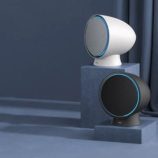 Remax Satellite Series Wireless bluetooth 5.0 speaker 1200mAh white (RB-H9 mini) - Headphones and speakers<<<HurtelXML