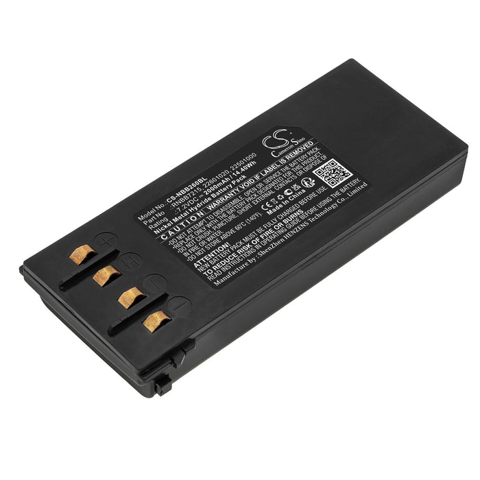 Remote control battery for crane HIAB 092 102 NBB Nano-L RNBB7215 NIMH 7.2V 2000mAh Cameron Sino - Батерии за