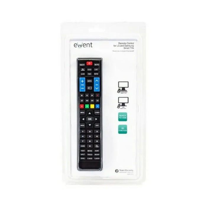Remote Control for Smart TV Ewent EW1575 Black - Електроника Телевизори<<<Компютри| Електроника<<<BigBuy&&&Дистанционни