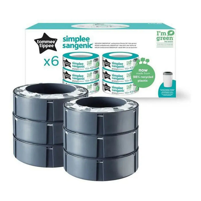 Replacement Tommee Tippee Simplee Sangenic 6 Units - Почистване Прахосмукачки И Гладене<<<Дом Градина<<<BigBuy&&&Други