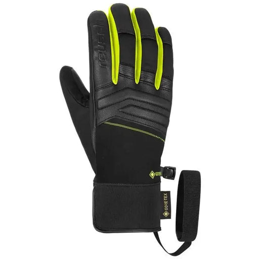 REUSCH JUPITER GORE-TEX GLOVES SIZE 8.5 BLACK AND YELLOW - GlovesNTO-REK<<<SkiingNTO<<<ActionPL