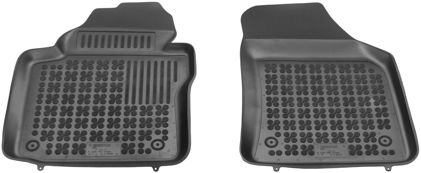 Гумени TPE стелки Rezaw-Plast VW CADDY III, IV 2003 - 2020 2 пътника