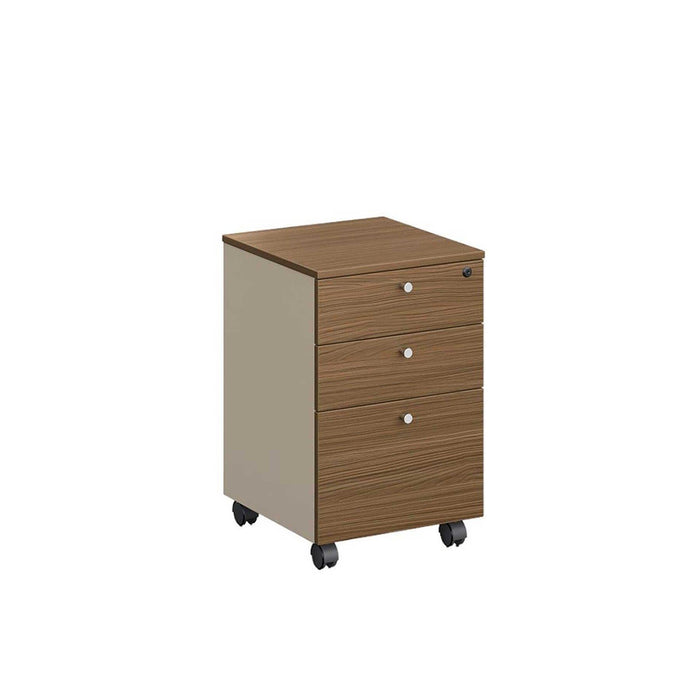 RFG Container Paris 400 x 420 x 620 mm walnut and grey - Офис маси и бюра<<<За офиса<<<ZoraSite