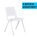 RFG Visitor’s chair Sweet White white 4 pieces in a set - Офис столове<<<За офиса<<<ZoraSite