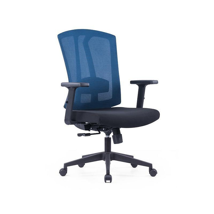 RFG Office chair Brixxen W, black seat, dark blue backrest