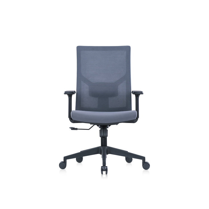 RFG Ergonomic chair Snow Black W, light gray seat, light gray backrest
