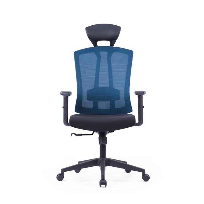 RFG Director's chair Brixxen HB, black seat, dark blue backrest