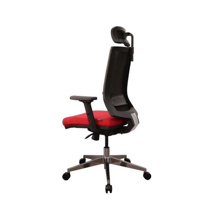 RFG Executive chair Elli 06 HB, red seat, black back