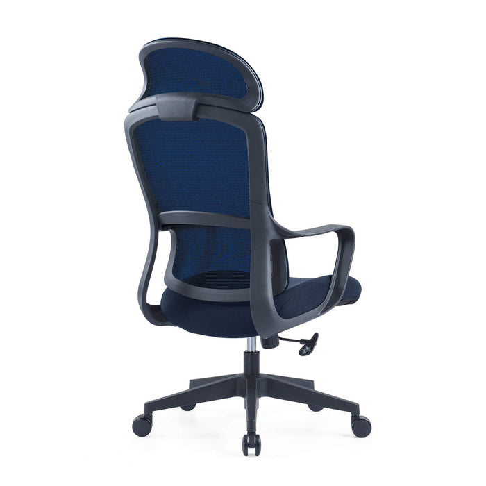 RFG Director's chair Best HB, damask and mesh, dark blue seat, dark blue back