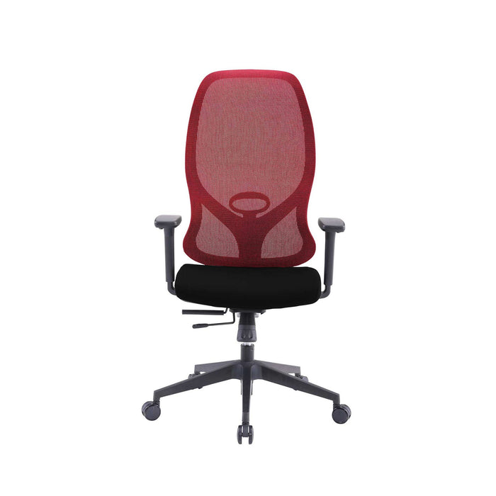 RFG Ergonomic chair STAR HB, black seat, red backrest