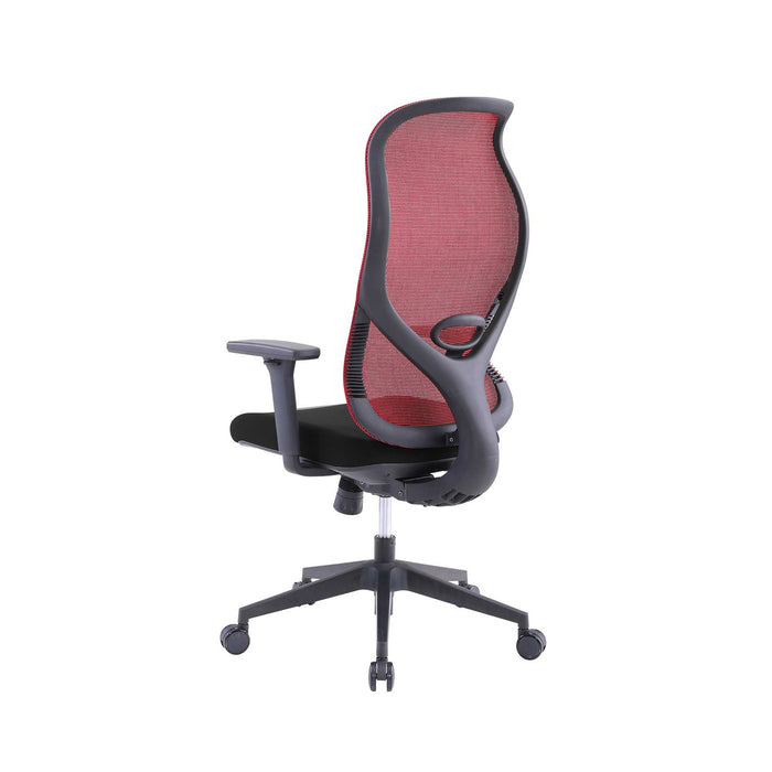 RFG Ergonomic chair STAR HB, black seat, red backrest