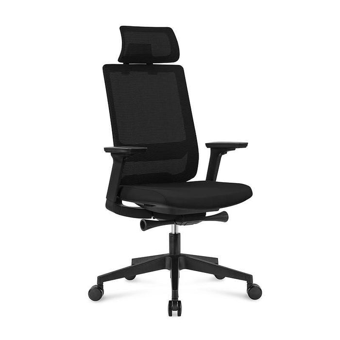 RFG Meteor X Black HB ergonomic chair, black seat, black back