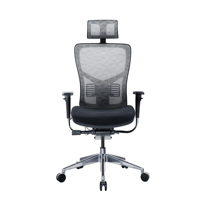 RFG Ergonomic chair TECH@PRO, black seat, white-black backrest
