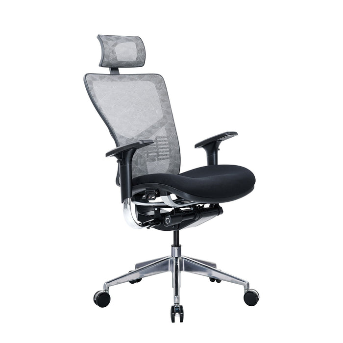 RFG Ergonomic chair TECH@PRO, black seat, white-black backrest