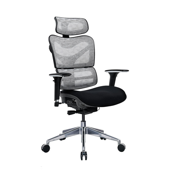RFG Ergonomic chair TECH@GAMES, black seat, white-black backrest