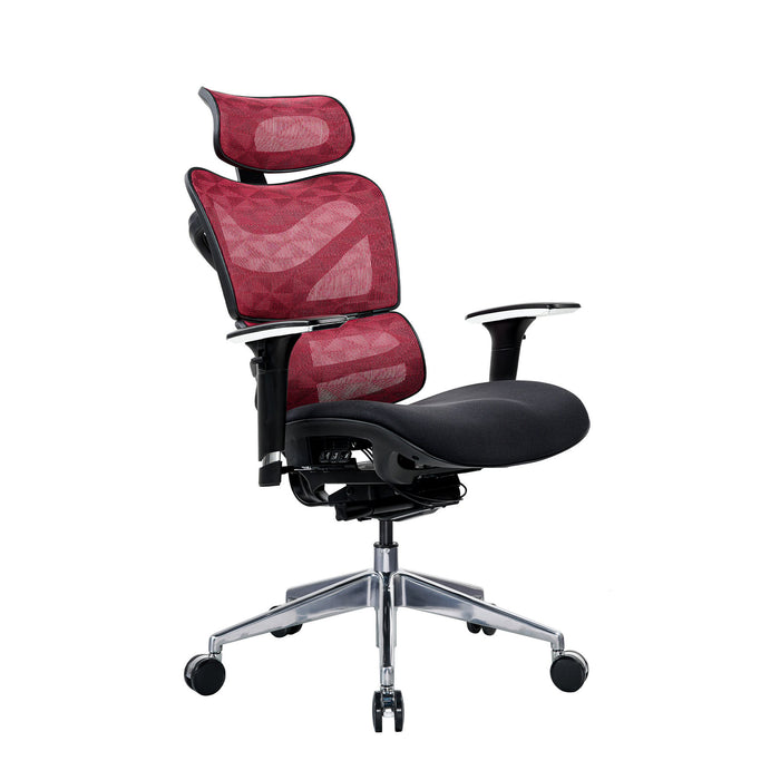 RFG Ergonomic chair TECH@GAMES, black seat, red backrest