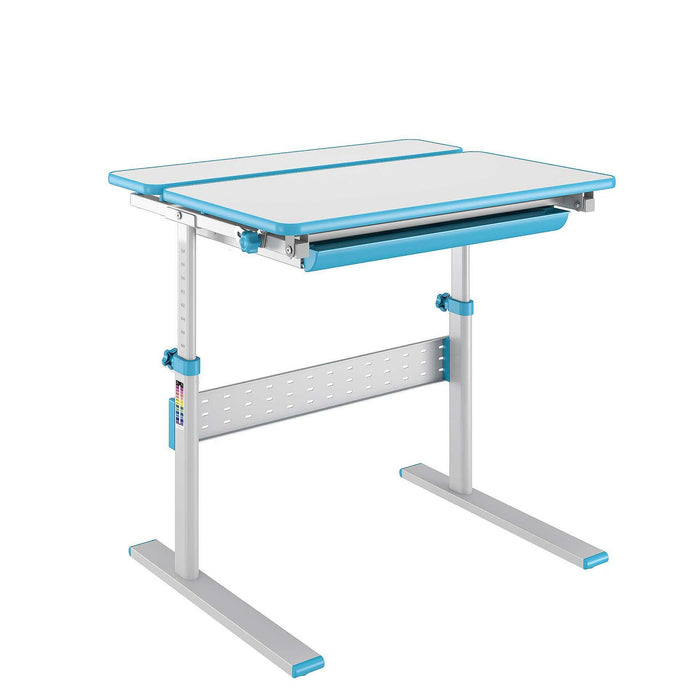 RFG Height-adjustable desk Ergo Kids, children's, 800 x 660 x 540-760 mm, blue