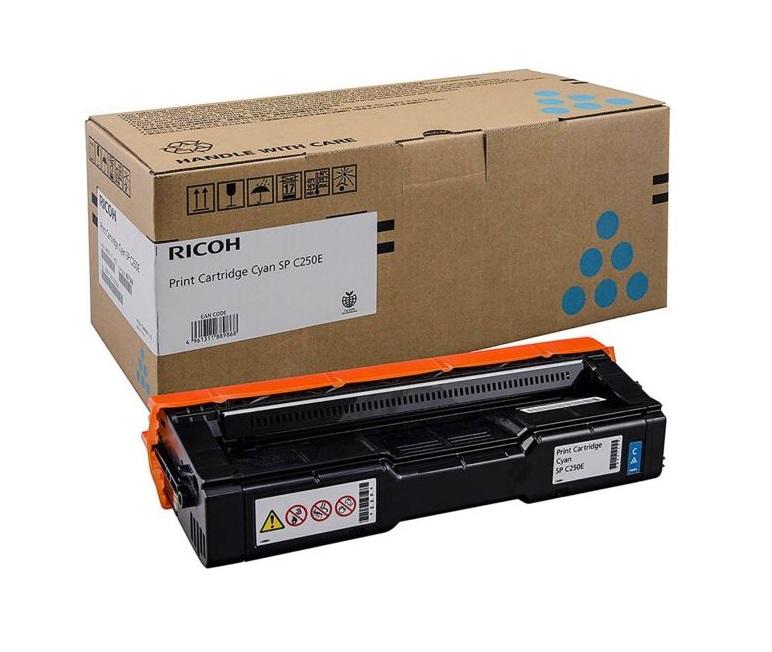Toner cartridge Ricoh SPC252E, 4000 copies, 407532, Cyan