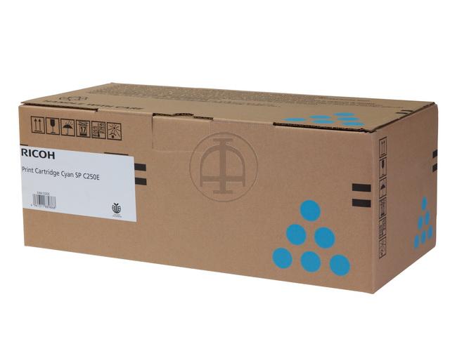 Toner cartridge Ricoh SPC250E, 1600 copies, Cyan