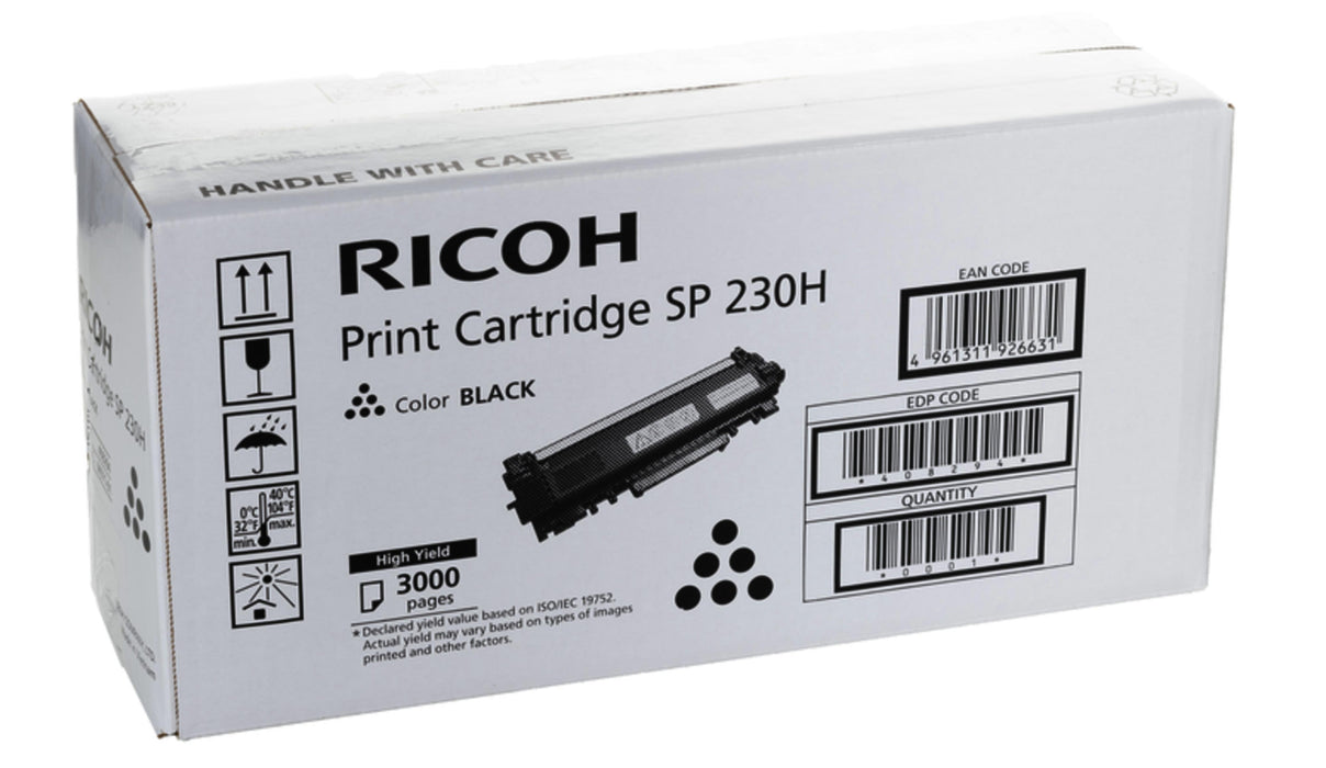 Toner cartridge RICOH SP 230H, 3000 k., Black
