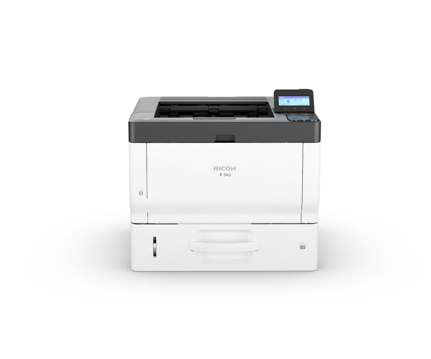 Laser printer RICOH P502, USB 2.0, LAN, A4, 43 ppm, Starter toner 17400 k.