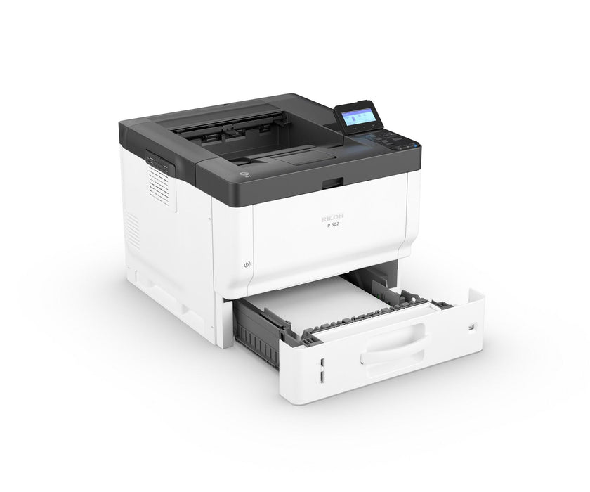 Laser printer RICOH P502, USB 2.0, LAN, A4, 43 ppm, Starter toner 17400 k.